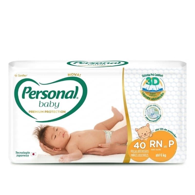 Personal Baby Premium Protection RN P 40 unidades