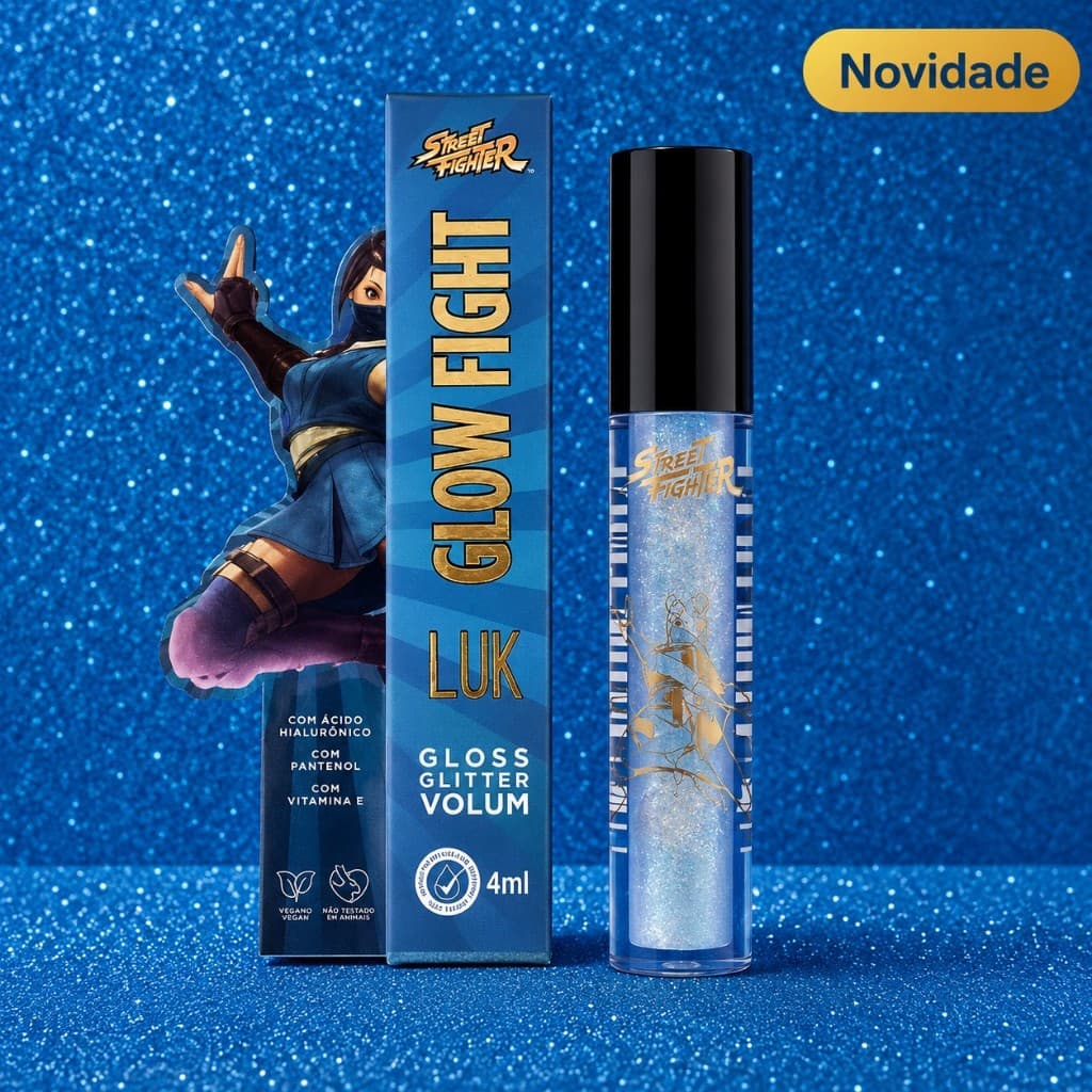 Gloss Glitter Volum Glow Fight Street Fighter LUK – 4 ml