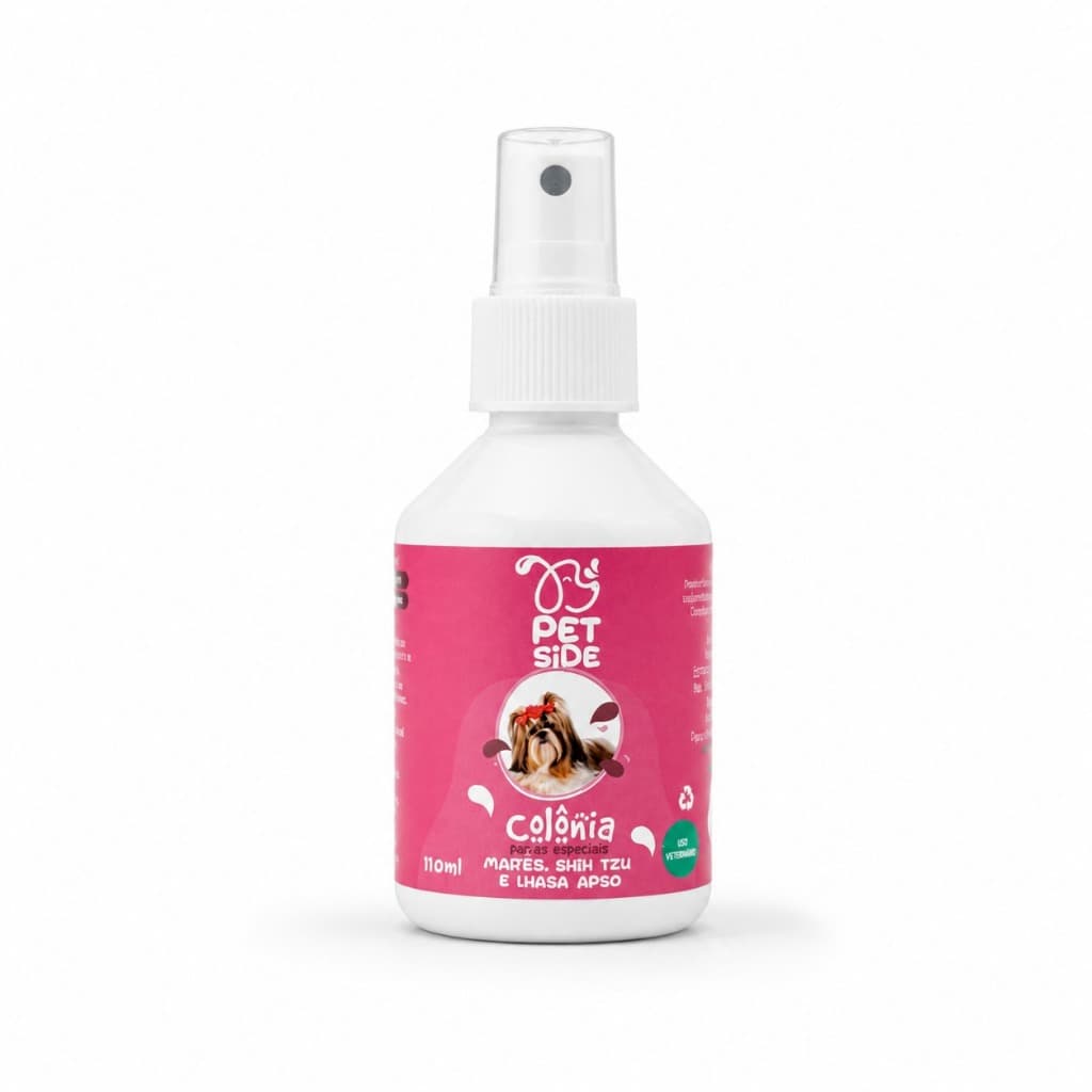 Colônia Perfumada para Cães Shitzu Maltês Lhasa Apso Petside 110ml