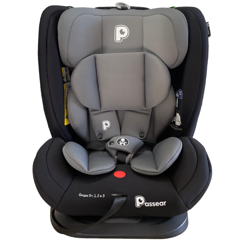 Cadeirinha Infantil Reclinável para carro Passear Zaya 0 A 36 Kg Preta
