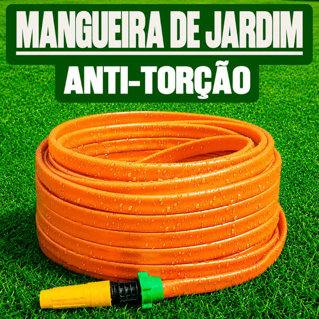 Mangueira de Jardim Anti Torção Não Dobra Reforçada 5/10/15/20/25/30/35/50 Metros