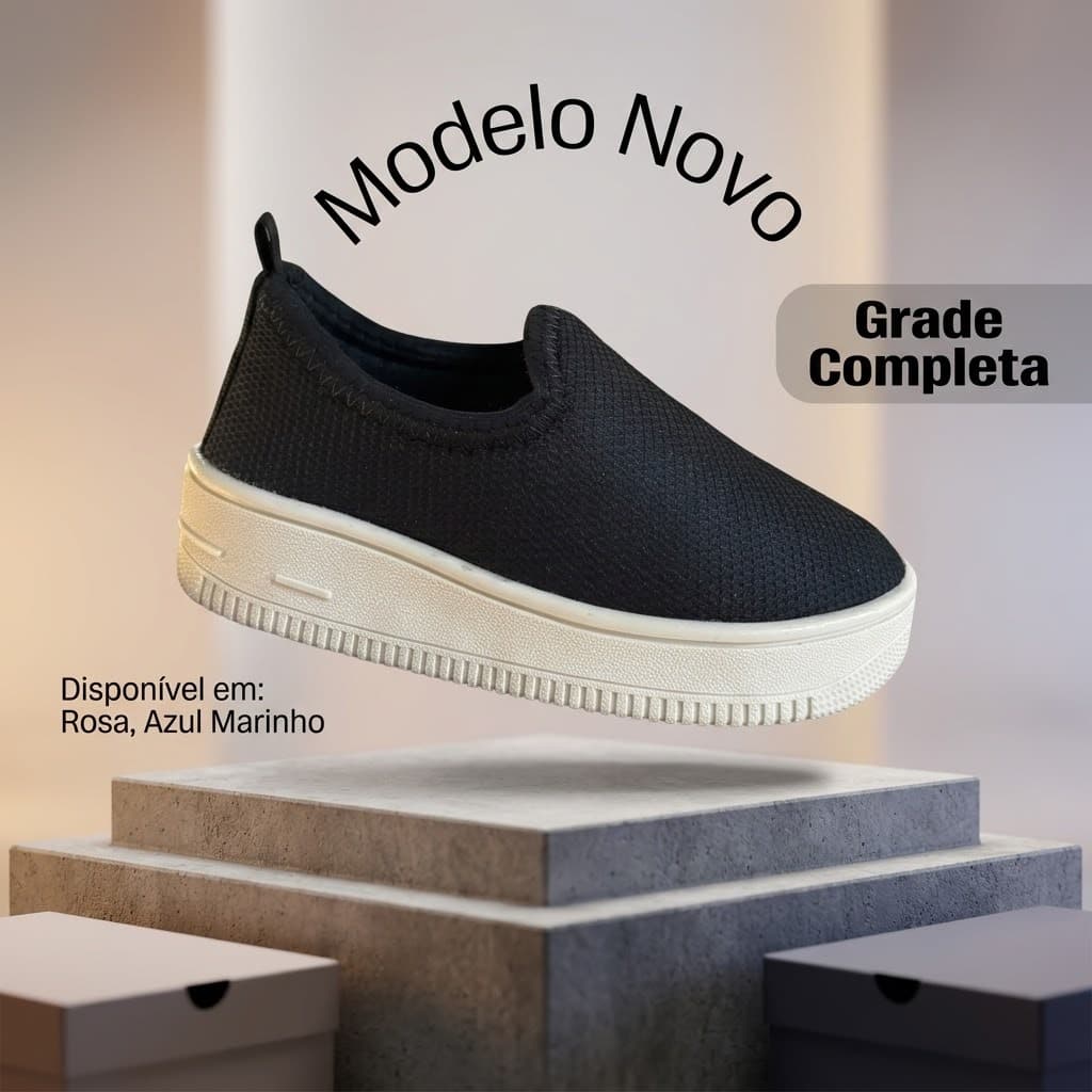 Tenis Bebe Infantil Menina Menino Modinha Calse Facil