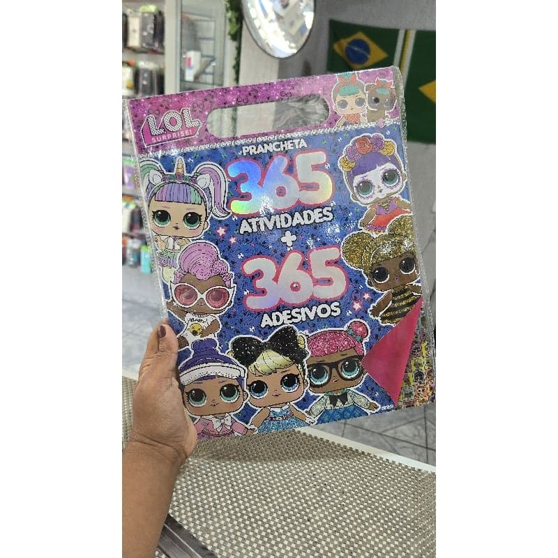 Prancheta 365 Atividades +365 Adesivos
