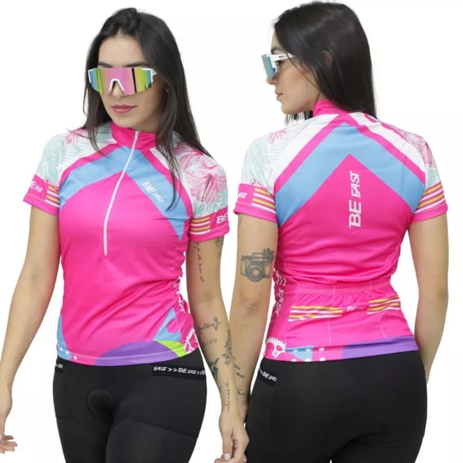 Camisa Ciclismo Feminina Classic Comfort Bike MTB Ciclista Pedal Esportivo Roupa Feminina para Ciclismo Confortável