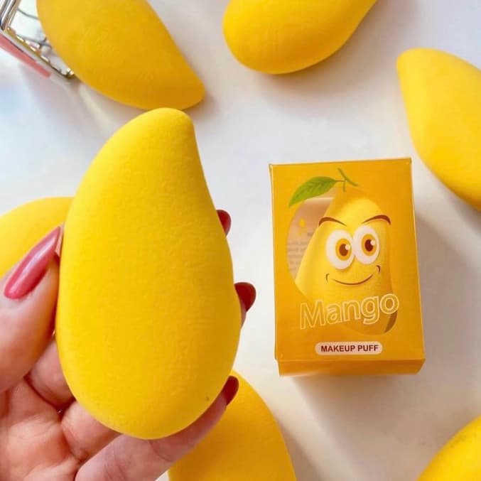 Esponja de Maquiagem para Base Formato Manga Makeup Puff