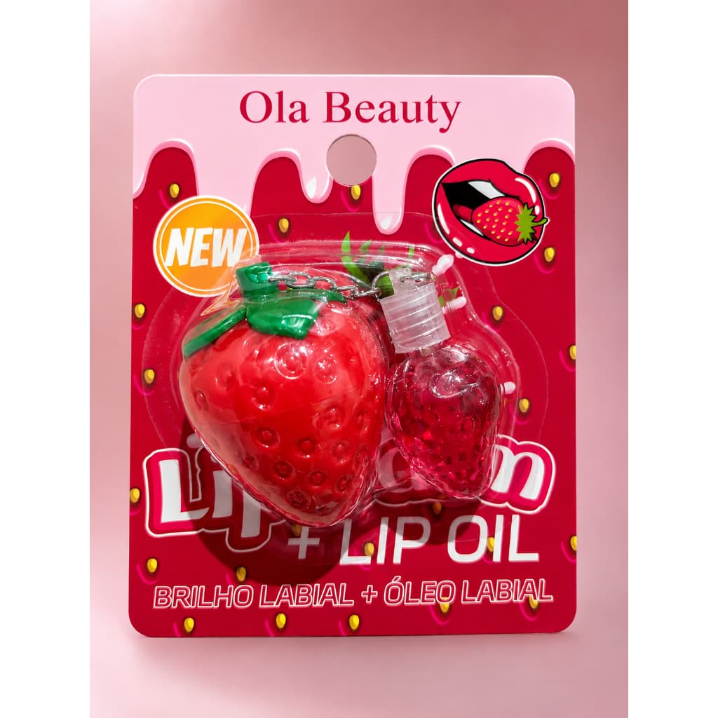 Lip Oil de Morango – Ola Beauty