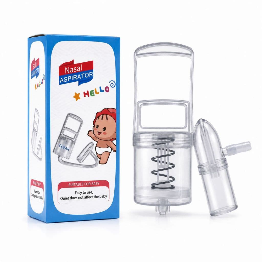 Aspirador Nasal Portátil Aspirador Manual de Nariz com Forte Sucção-SMILE