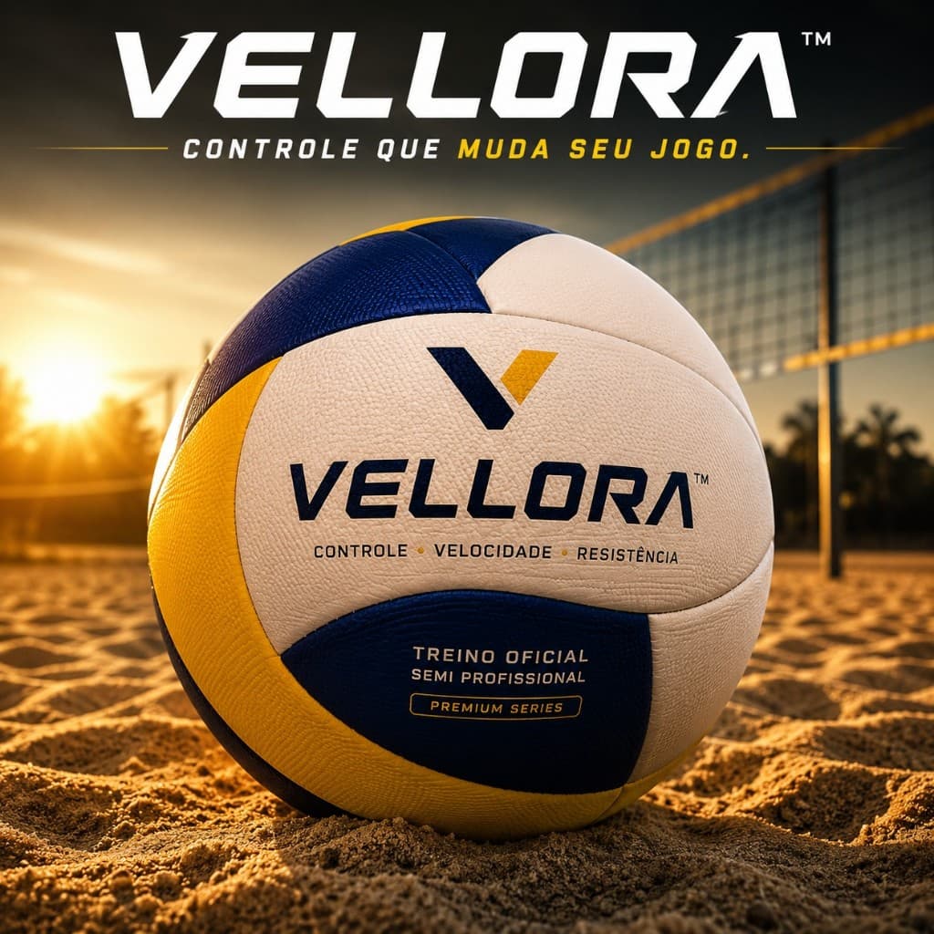 Bola de Vôlei Profissional Vellora™ | Mais Controle, Velocidade e Resistência em Cada Jogada