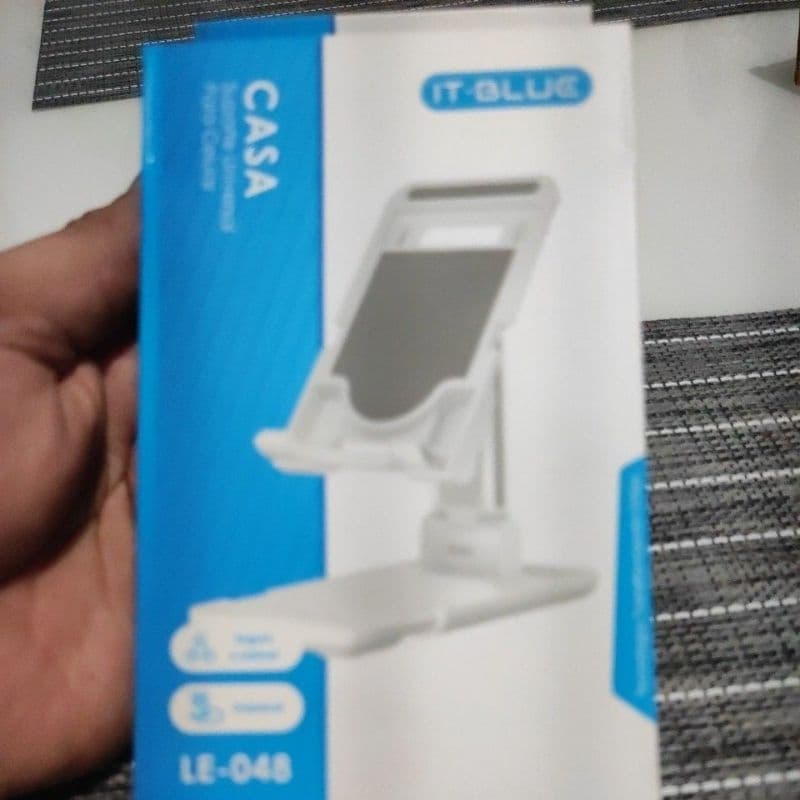 Suporte de Mesa para Celular com Base Antiderrapante para Mais Estabilidade