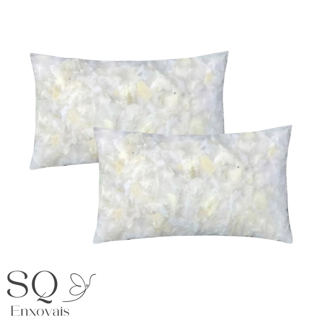 Kit Com 2 Enchimento Para Baguete Flocos de Espuma 45x30cm