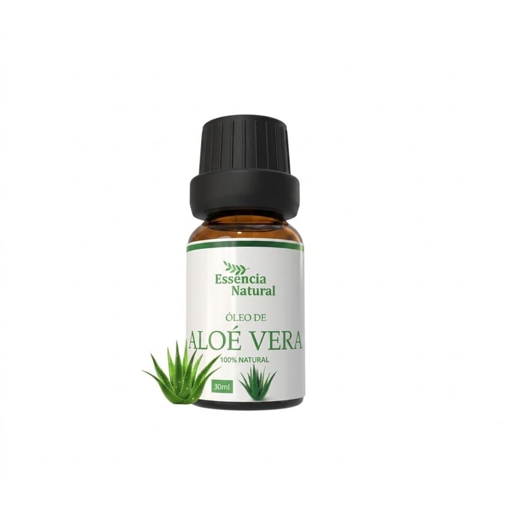 Óleo Vegetal de Aloe Vera 30 ml Puro e Natural - Kits com 1, 2 e 3 Unidades ESSENCIA NATURAL