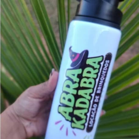 Garrada aluminio personalizada com sua logo ou ARTE COM FOTO- 600ml