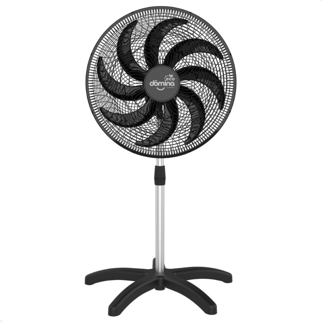 Ventilador de Coluna 60cm 250W 8 Pás Potente Oscilante Domina 110V