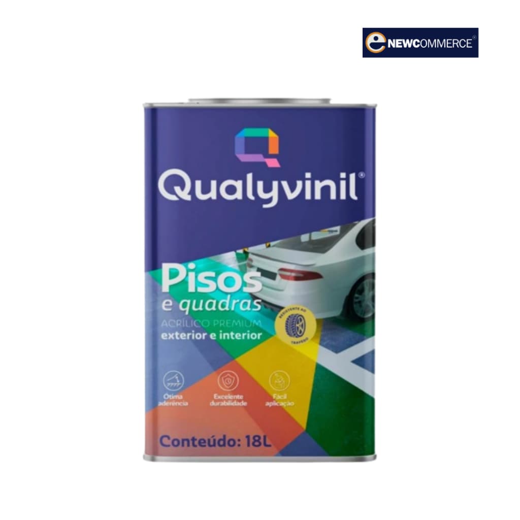 Tinta Acrilica Qualyvinil Premium Extra Piso Lata 18 l - Cores