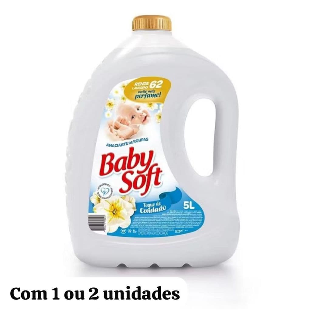 Amaciante Baby Soft 5L Toque de cuidado