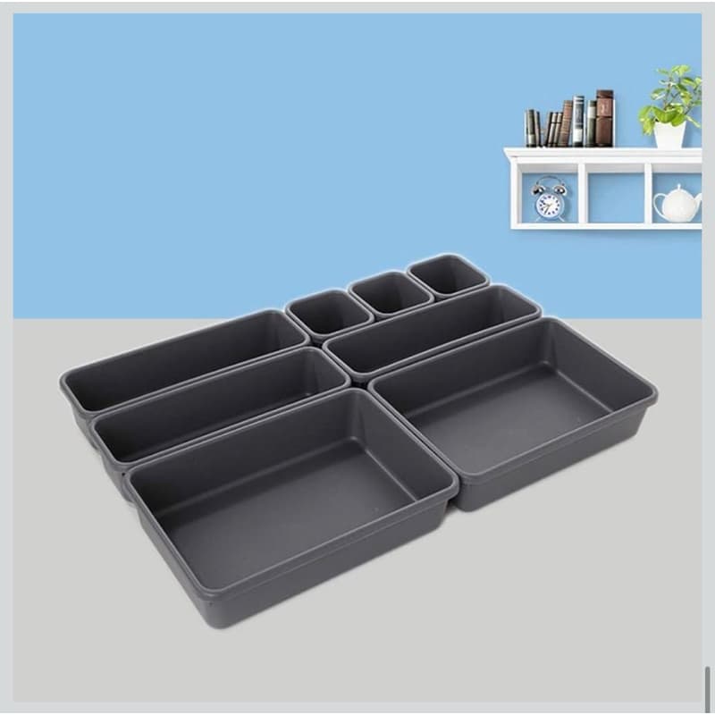 Organizador de Gaveta Inteligente Multiuso Modular Organizador de Mesa Escritório Organizador de Joias Maquiagem