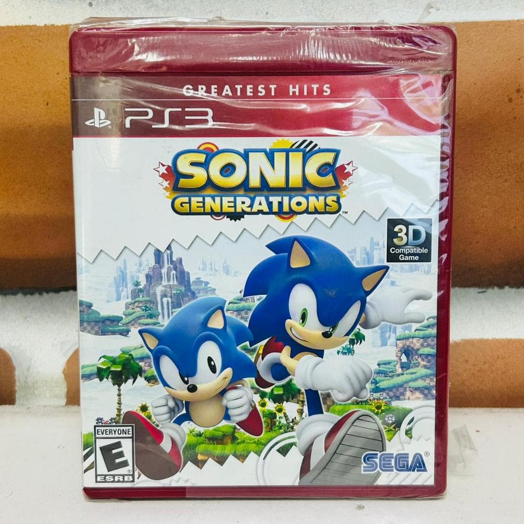 Sonic Generations Mídia Física Novo lacrado PS3