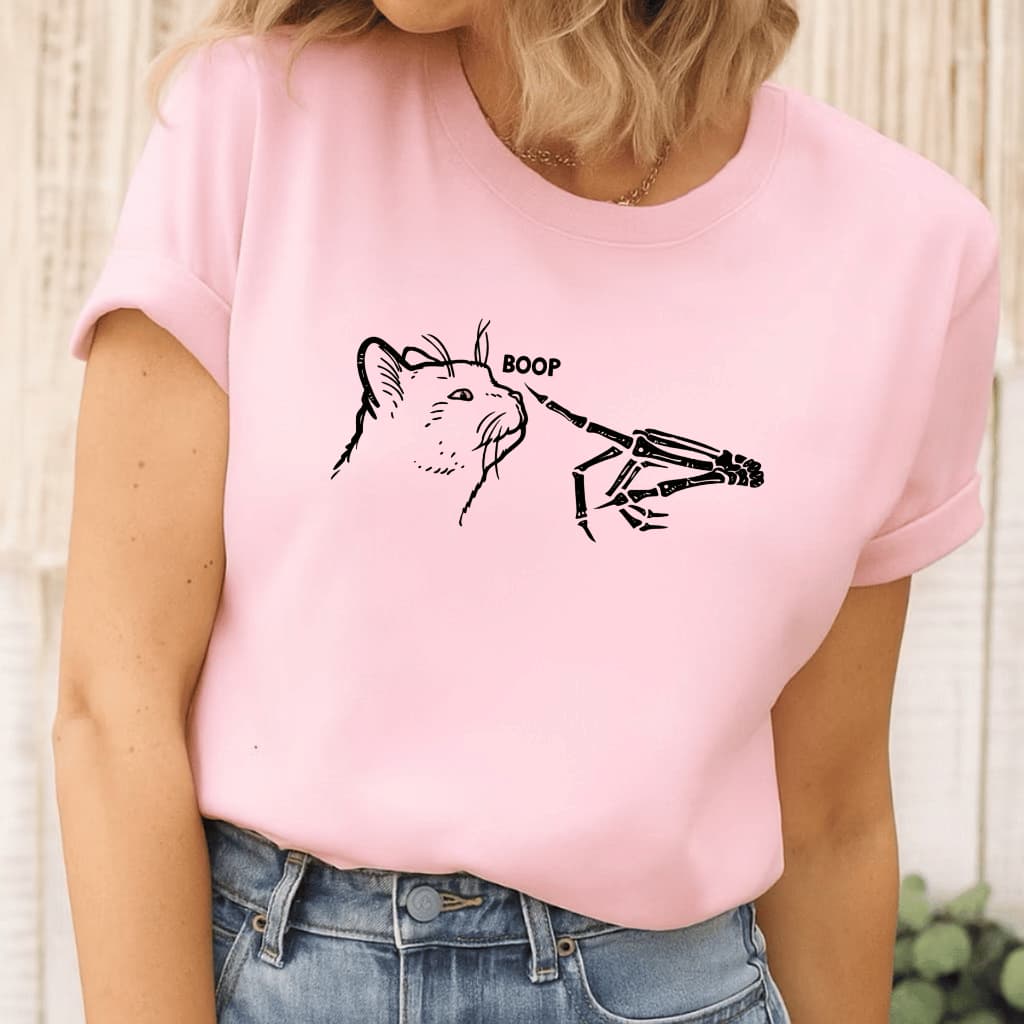 Camiseta Feminina Gato Camisa Casual Dia a Dia Confortavel 100% Algodão Envio Rapido