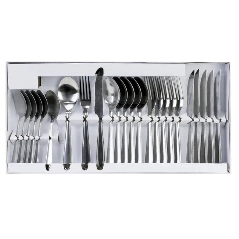 Conjunto de Talheres 24 Peças Sunshine - Inox