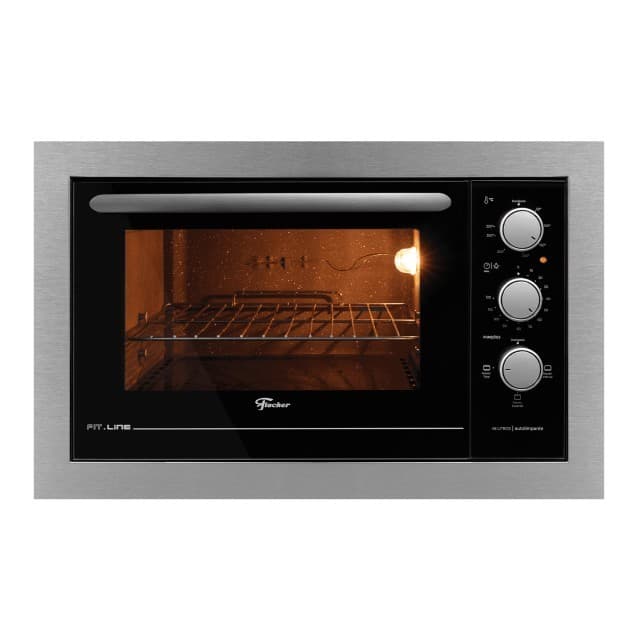 Forno Elétrico de Embutir Fischer Inox Fit Line 48L