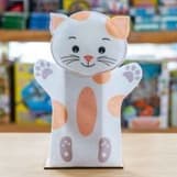 Fantoche De Mão Infantil Animal Gato