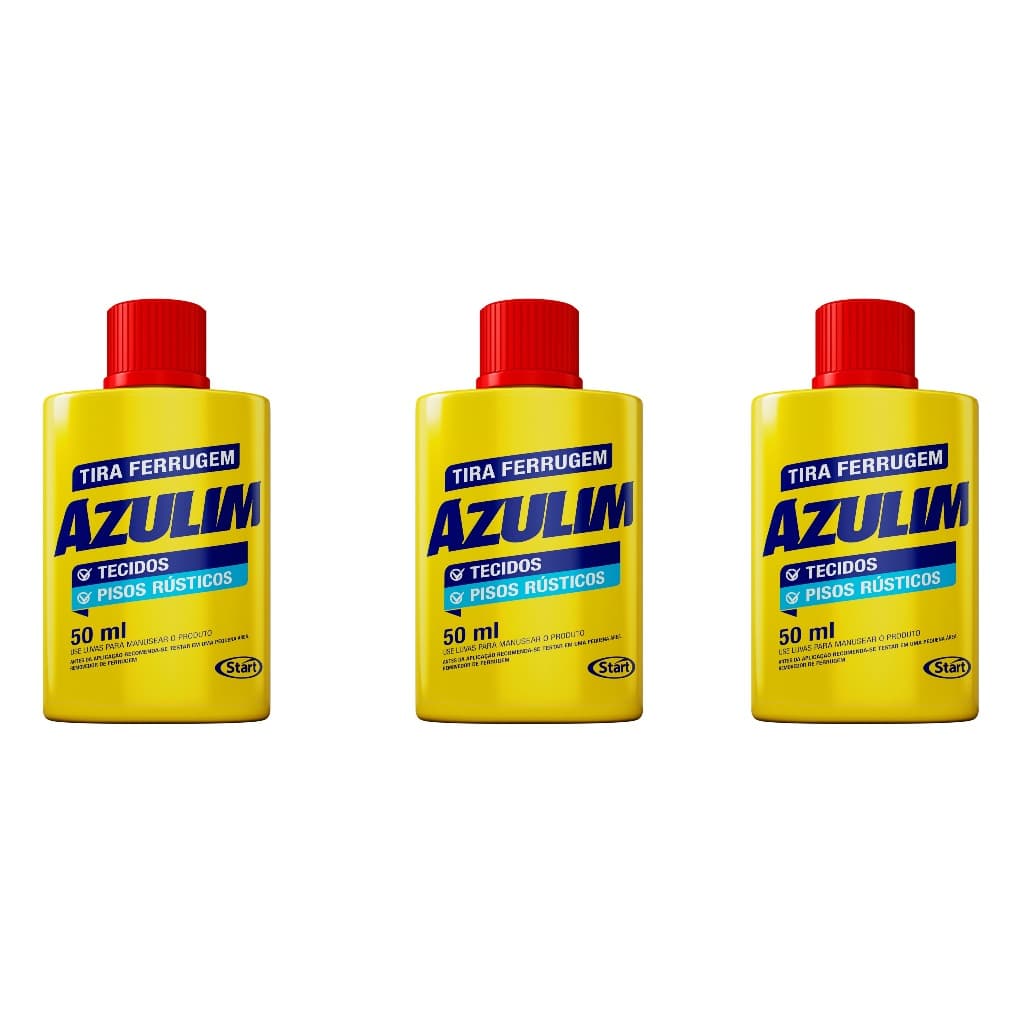 Limpador Azulim Tira Ferrugem - 50ml - Tecidos e pisos