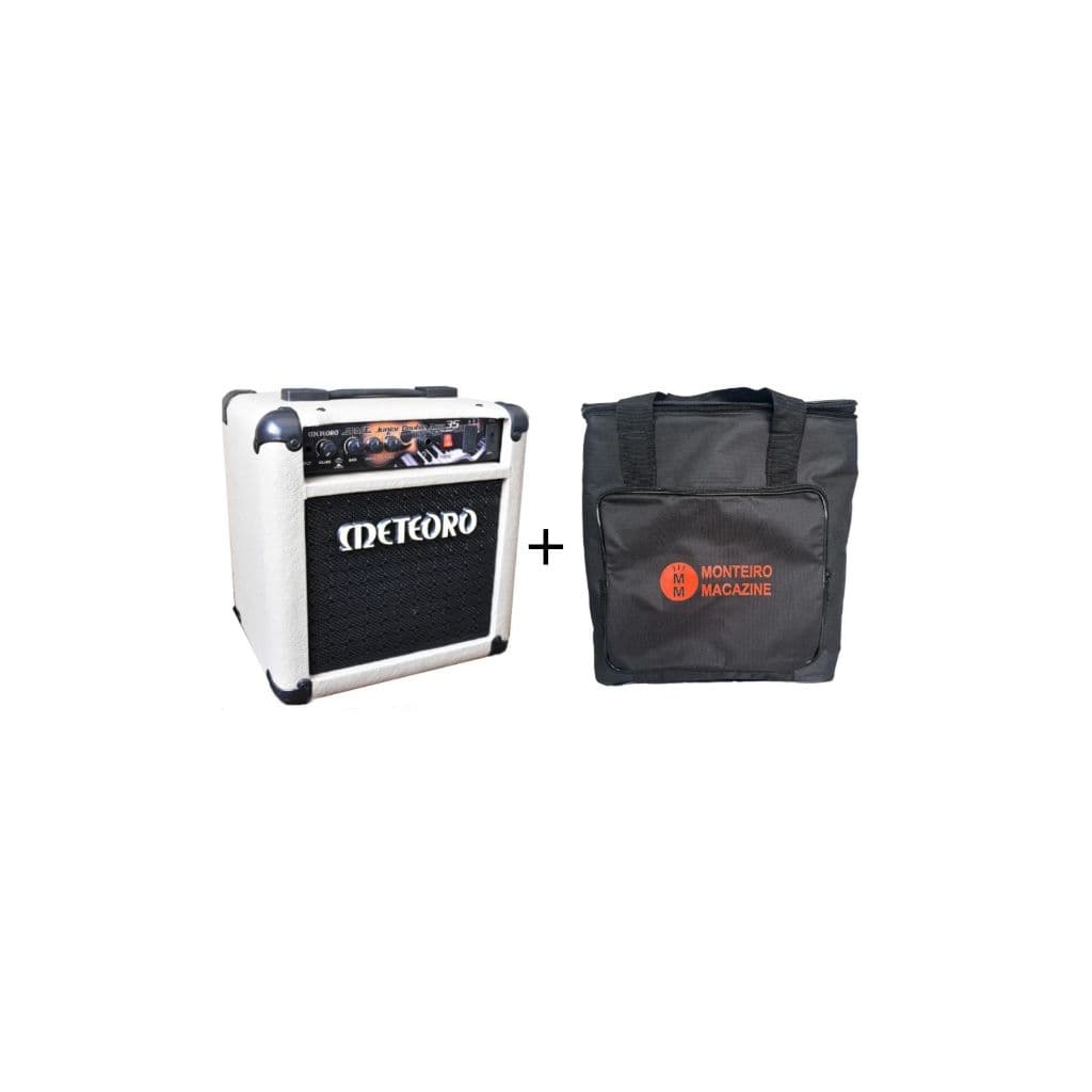 Amplificador meteoro Space jr double + bag avs amplificador brinde