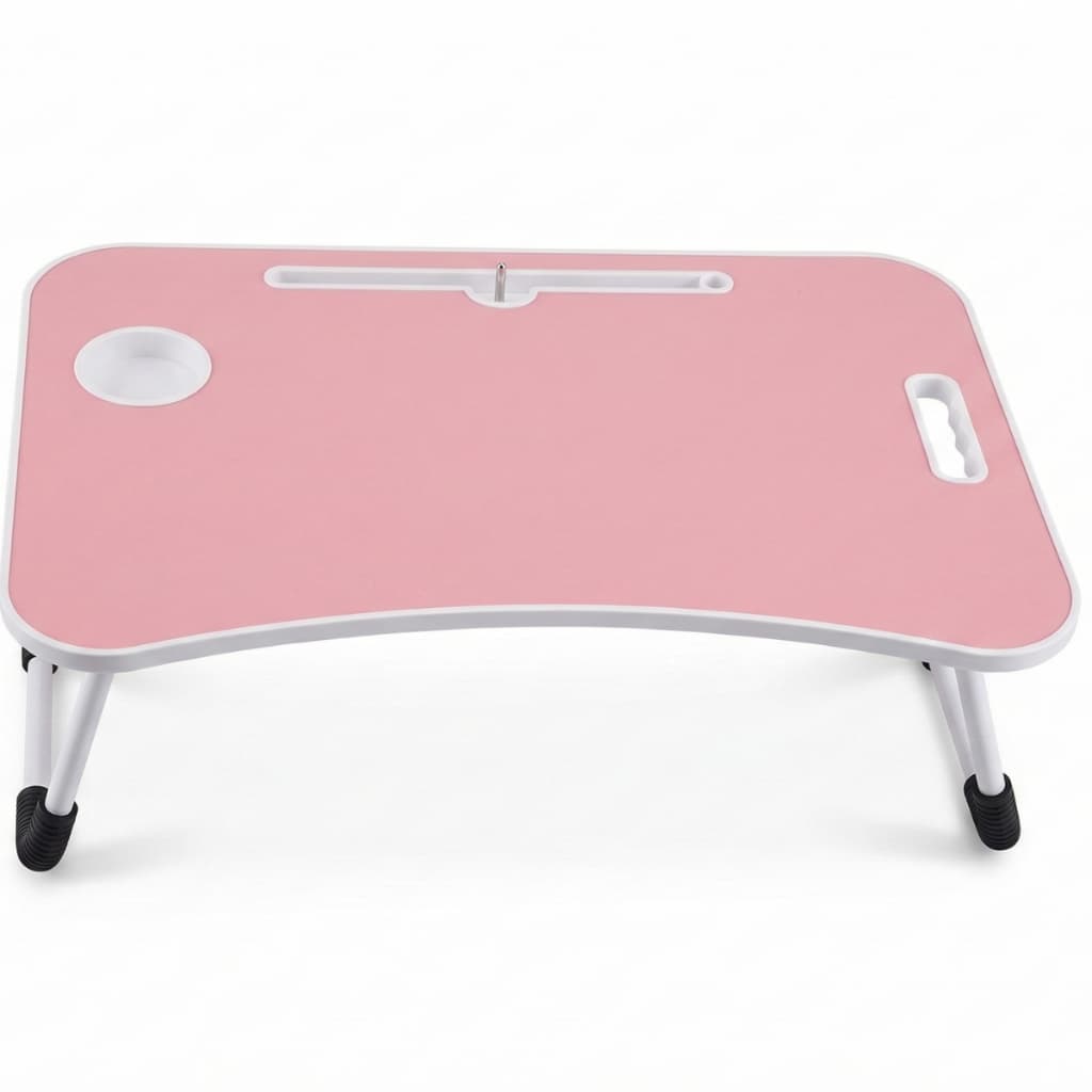 Mesa Portátil Dobrável Suporte Copo E Celular 58x5x40
