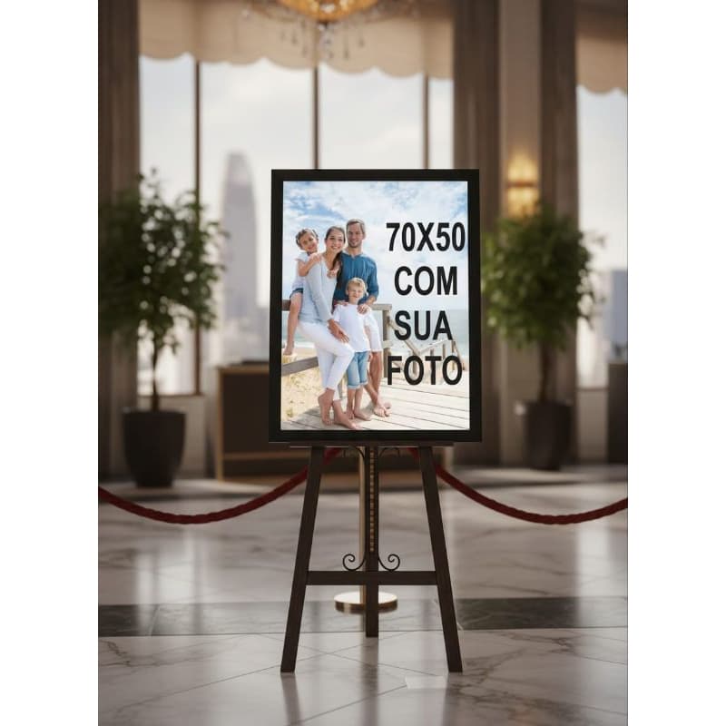 Placa quadro decorativo 70x50 personalizado com sua foto/imagem MDF familia oração frases paisagem