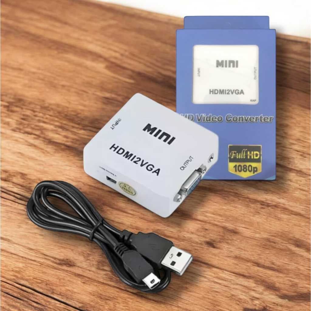 Conversor Adaptador Video HDMI para VGA - HDMI2VGA