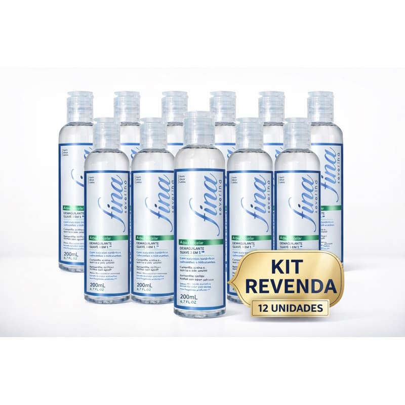 kit Revenda Com 12 unidades Água Micelar Fina Severina