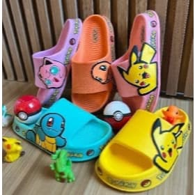 Chinelo Infantil Menino Pokemon Personagem Garfield Toy Store Sonic Naruto Herois Sandália de dedo SLIM - LANÇAMENTO
