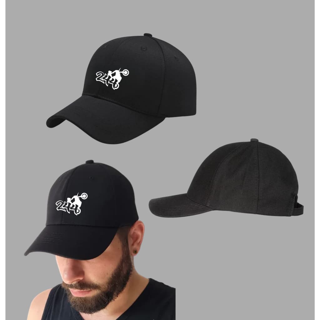 BONÉ FITA DAT HAT MOTO GRAU 244 RUA STREET REGULÁVEL AJUSTE OFERTA PROMOÇÃO LANÇAMENTO