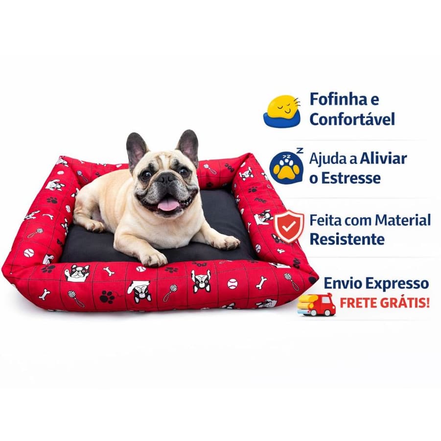 Cama Fibra Silicone Para Cães e Gatos macia P M G Super Promoção envio Imediato