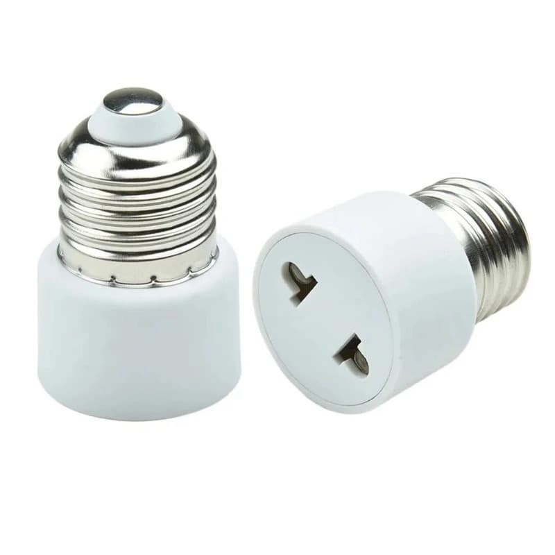 Adaptador Soquete Lâmpada E27  Tomada Plug Conversor de Luz Bocal  Universal Iluminação Residencial