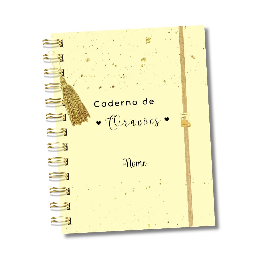 Caderno para Anotações de Orações Pedidos Deus Jornada Diária Presentes