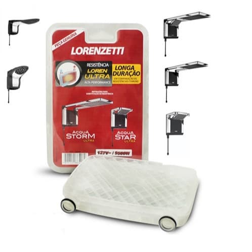 Resistência Loren Ultra Lorenzetti 220v 7800w Acqua Storm