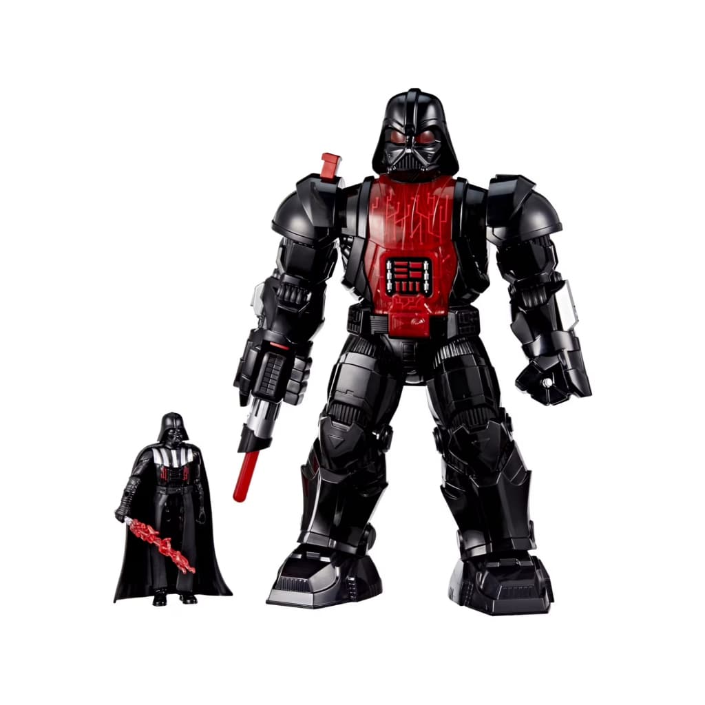 Star Wars Mundo Épico de Ação Darth Vader Traje Mecânico Supremo, Brinquedos Star Wars 28cm