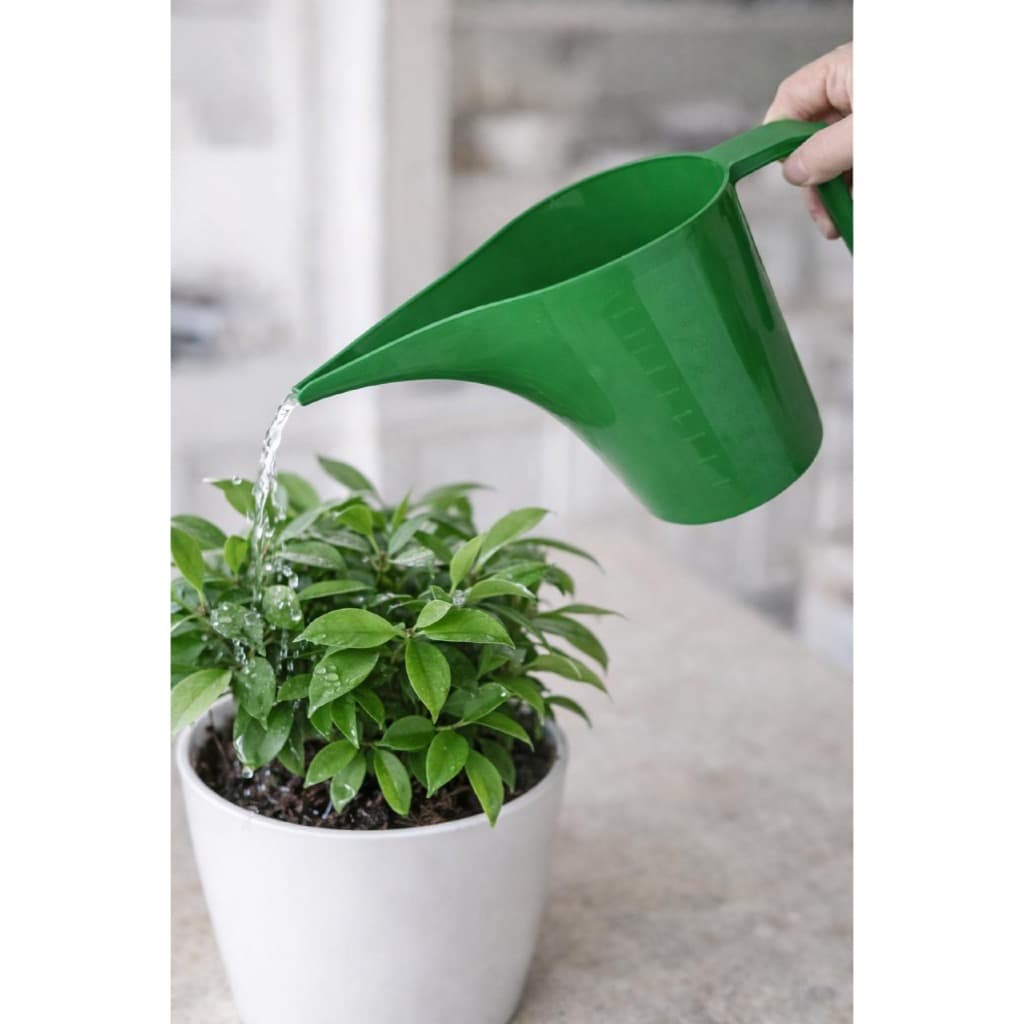 Regador de Plantas 1L Plástico com Bico Longo Funil para Jardim Vasos Flores Horta