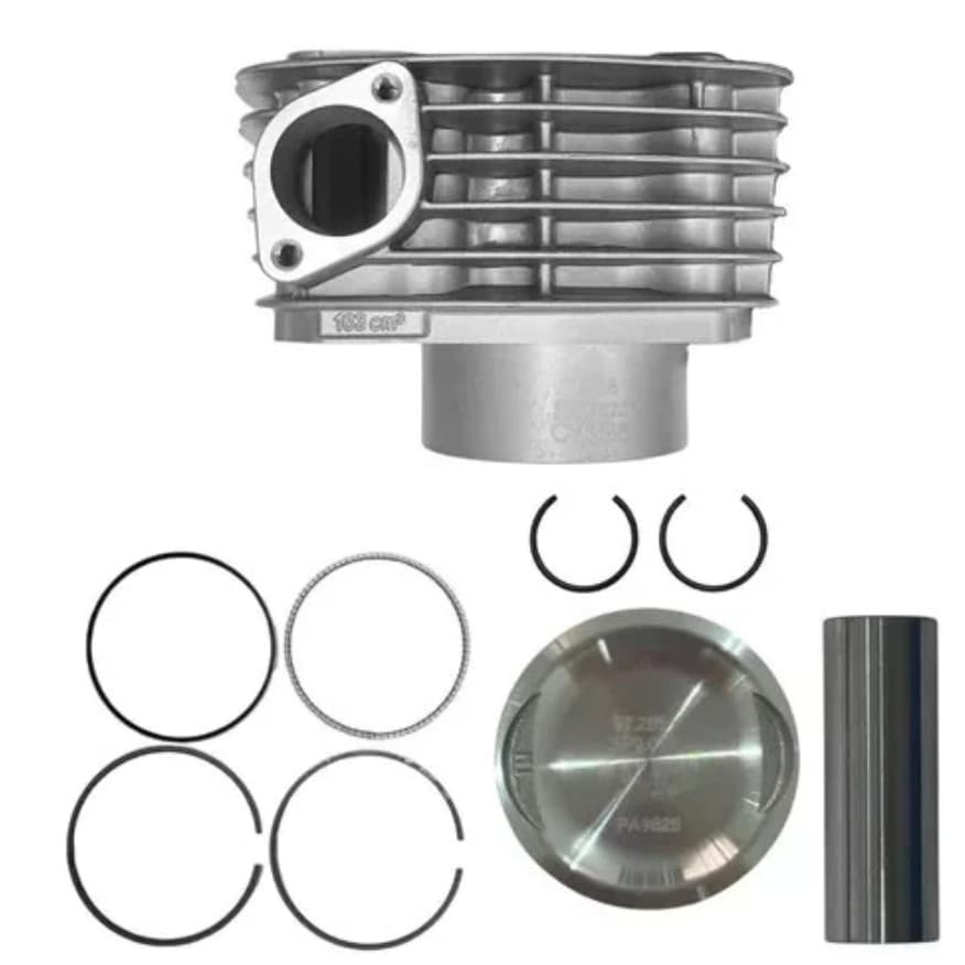 CILINDRO COMPLETO CG 160 TITAN FAN START 16-ED / NXR 160 BROS 15-ED - Vini