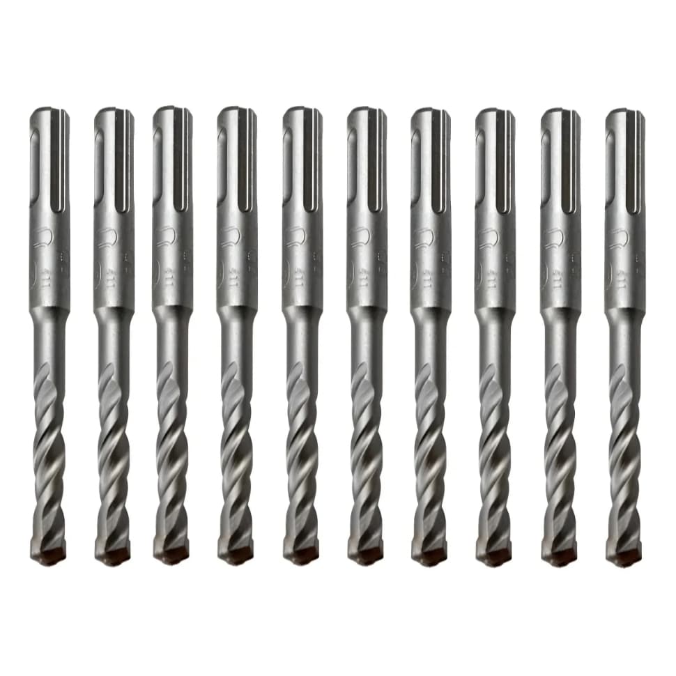 Kit 10 Broca SDS Plus 8x110mm Concreto Martelete Fertak