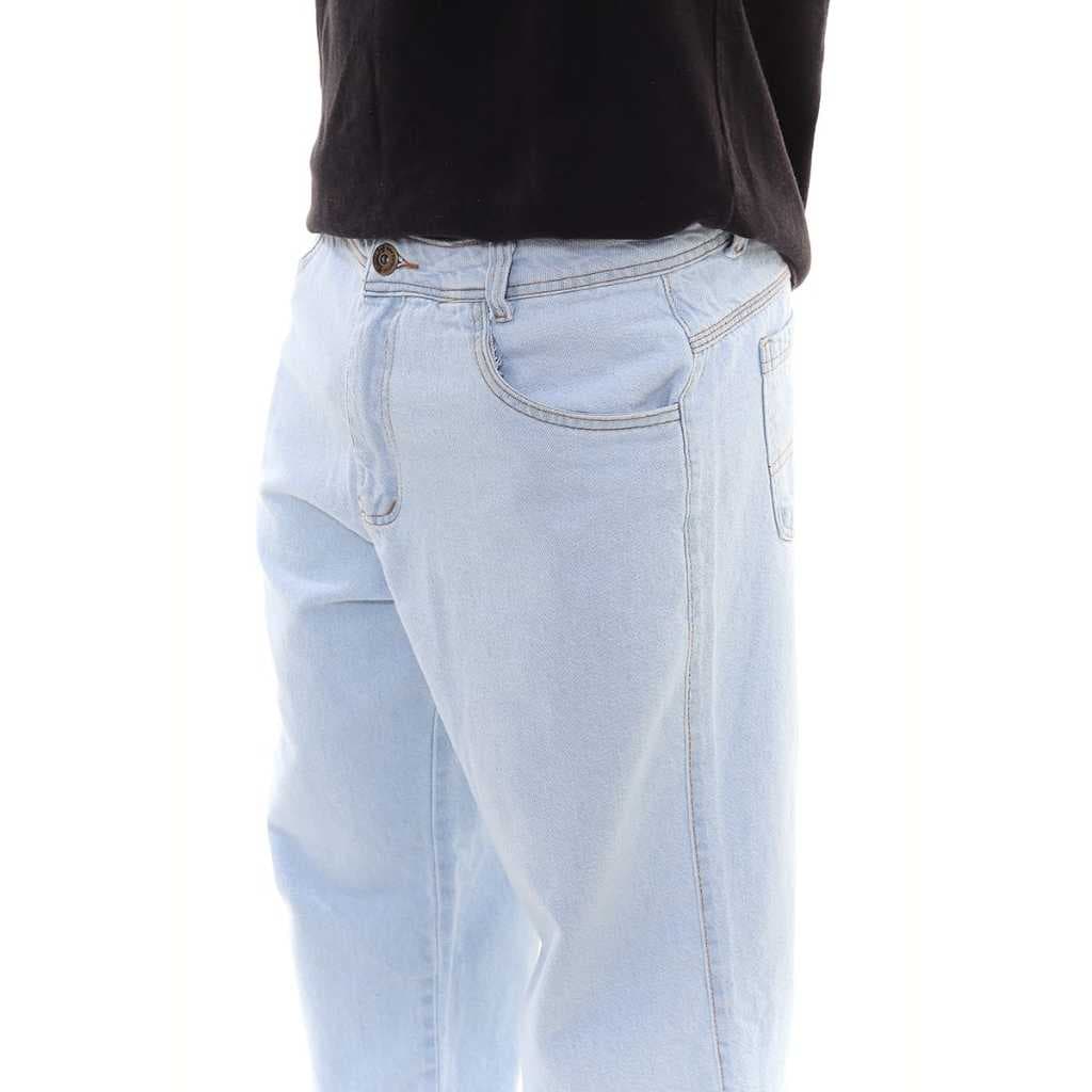 Americana Rapper Bag Larga Corte Reto Mandrake Calça Jeans Masculina Premium Baggy Balão Estilo