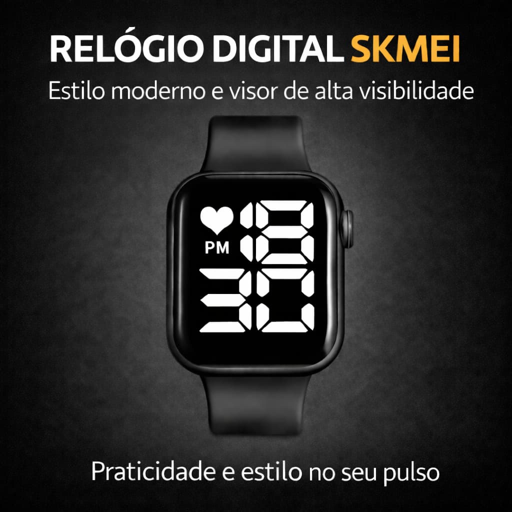 Relógio Digital SKMEI  Esportivo LED