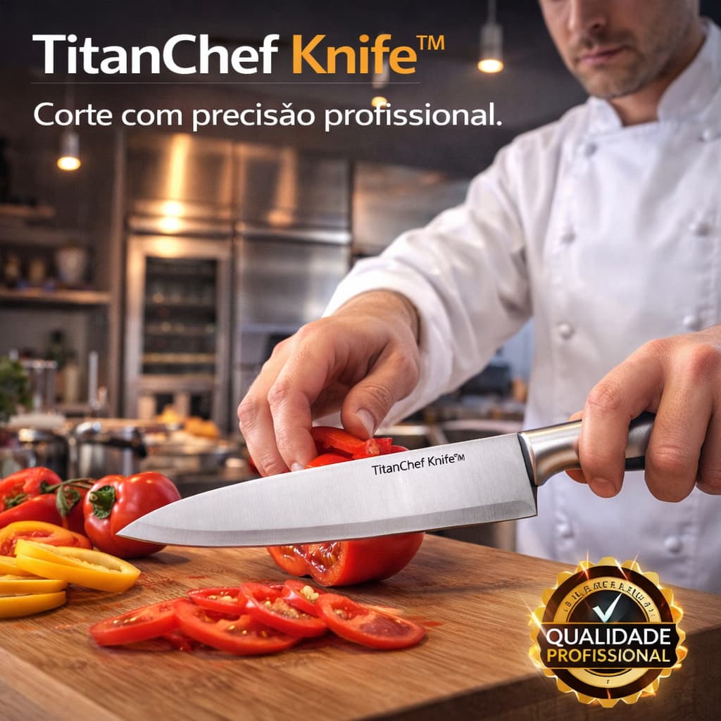 TitanChef Knife™ - Faca Chef Profissional