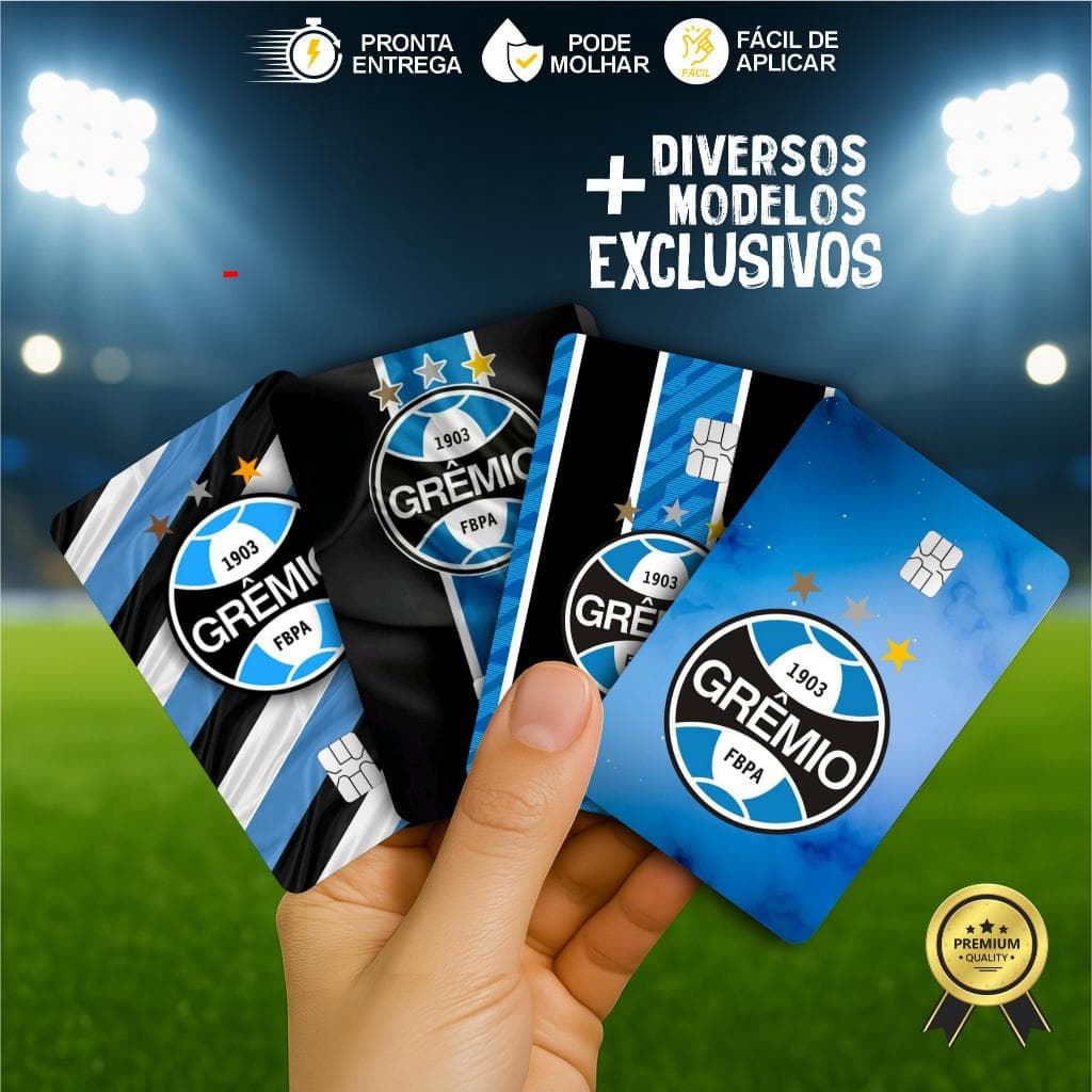 Adesivo Película para Cartão | Grêmio, Tricolor Gaucho, Grenal, Clássico