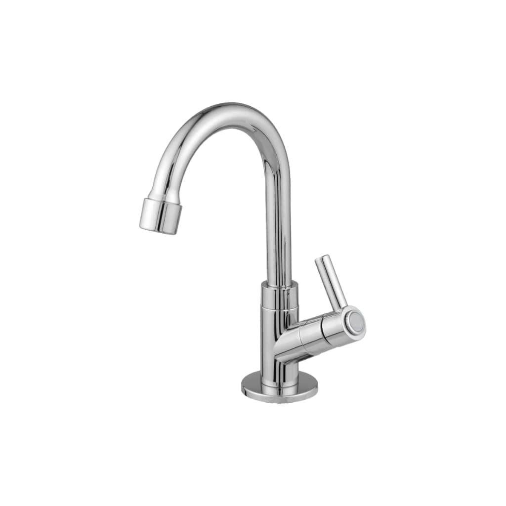 Torneira Premium De Banheiro Moderna Cor Cromada Abs Super Resistente 1/4 de Volta Economia D'agua