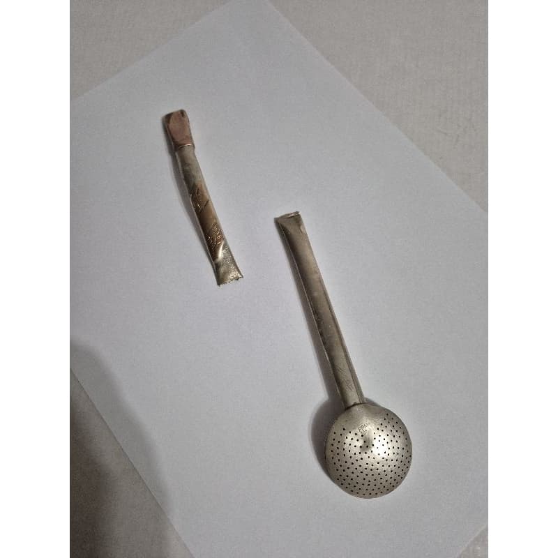bomba de chimarão antiga para restauro C3938