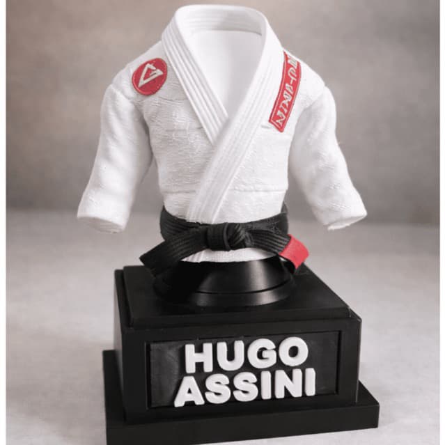 Miniatura de Kimono Personalizado – Impressão 3D - Decoração jiu-jitsu e judô