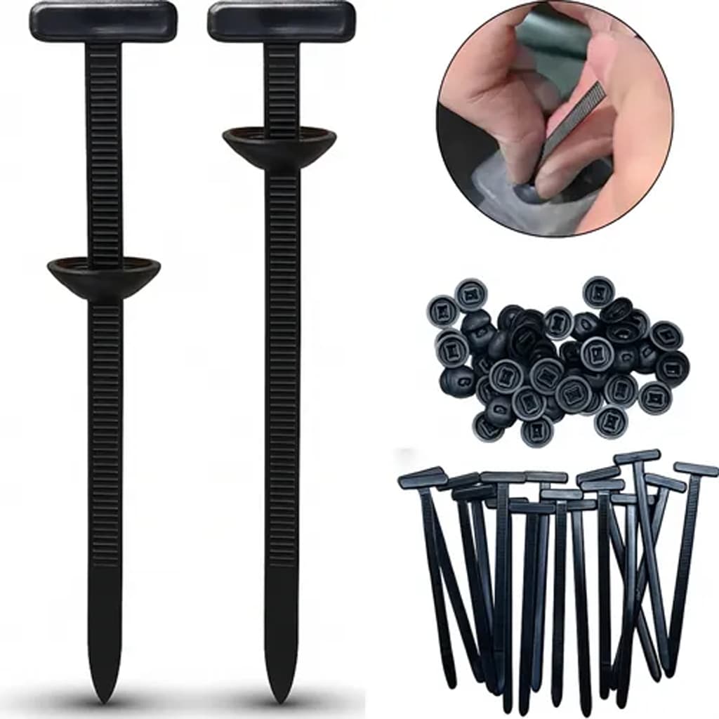 Kit 10 /20 /30 Fivela DAbraçadeira Nylon Universal Cabo Gravata Auto Travamento Plástico Fio Laços