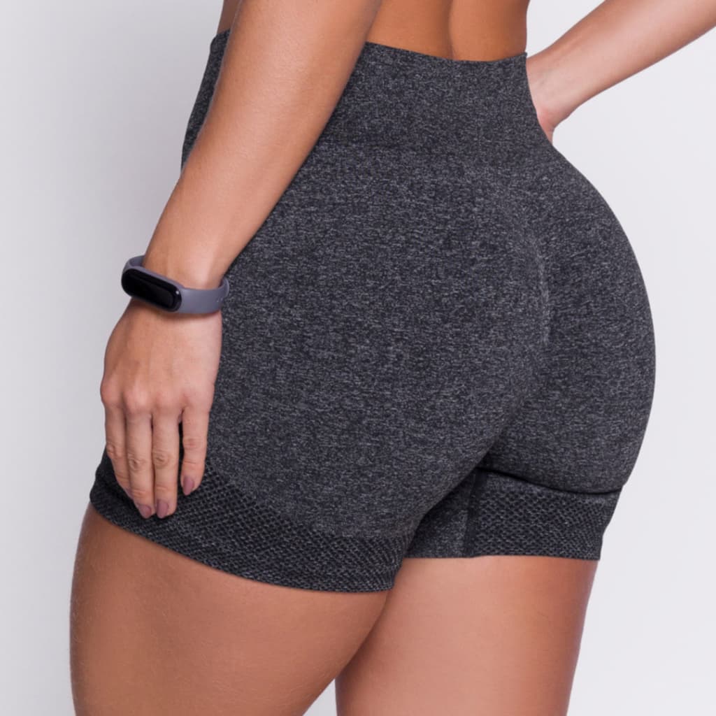 Short Selene Push Up Sem Transparência Levanta Bumbum Treino Confortavel Desing Moderno